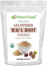 Front bag image of Maca Root Gelatinized Powder - Organic 1 lb