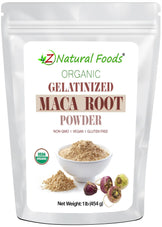 Front bag image of Maca Root Gelatinized Powder - Organic 1 lb