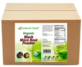 Photo of front and back label image of Maca Root Powder (Black) - Organic in bulk