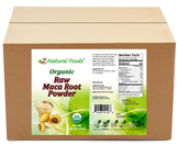 Maca Root Powder - Organic Raw front and back label image in bulk