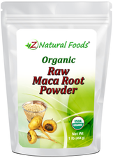 Maca Root Powder - Organic Raw front of the bag image 1 lb