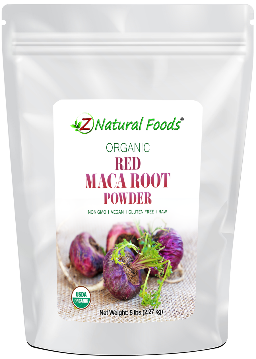 Front bag image of Maca Root Powder (Red) - Organic Raw 5 lb 