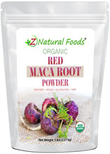 Front bag image of Maca Root Powder (Red) - Organic Raw 5 lb 