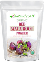 Front bag image of Maca Root Powder (Red) - Organic Raw 1 lb 