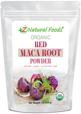 Front bag image of Maca Root Powder (Red) - Organic Raw 1 lb 