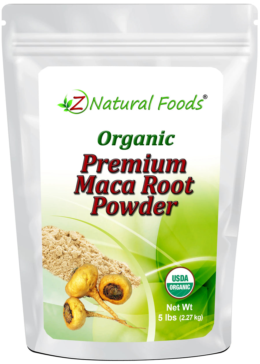 Front of the bag image of Maca Root Premium Powder - Organic 5 lb