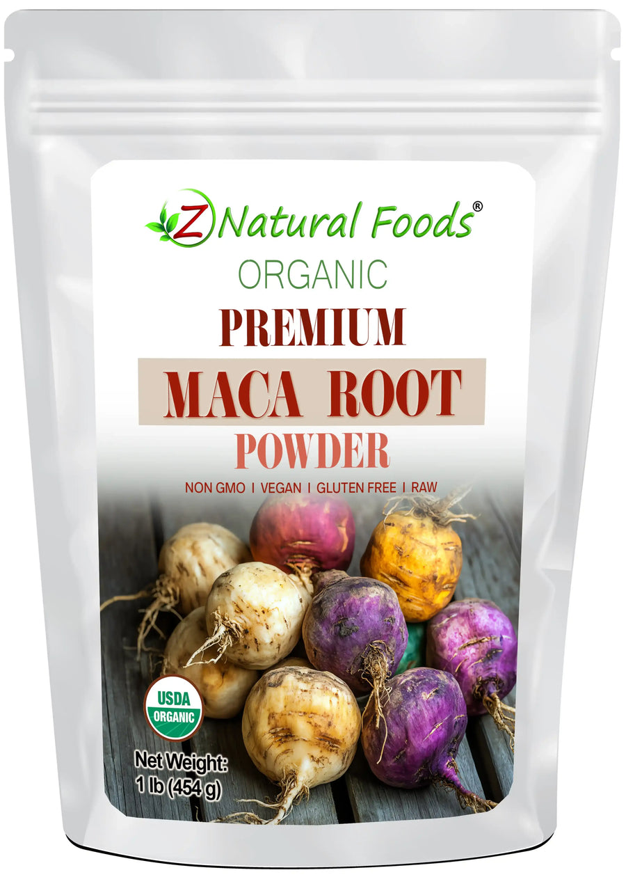 Front bag image of Maca Root Premium Powder - Organic 1 lb