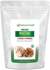 Front of bag of 5 lb Maitake Mushroom Extract Powder - Organic