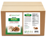 Maitake Mushroom Extract Powder - Organic front and back label image bulk