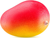 Whole Mango fruit on white background