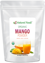 Organic Mango Powder front of the bag image 5 lb