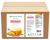 Organic Mango Powder front and back label image in bulk