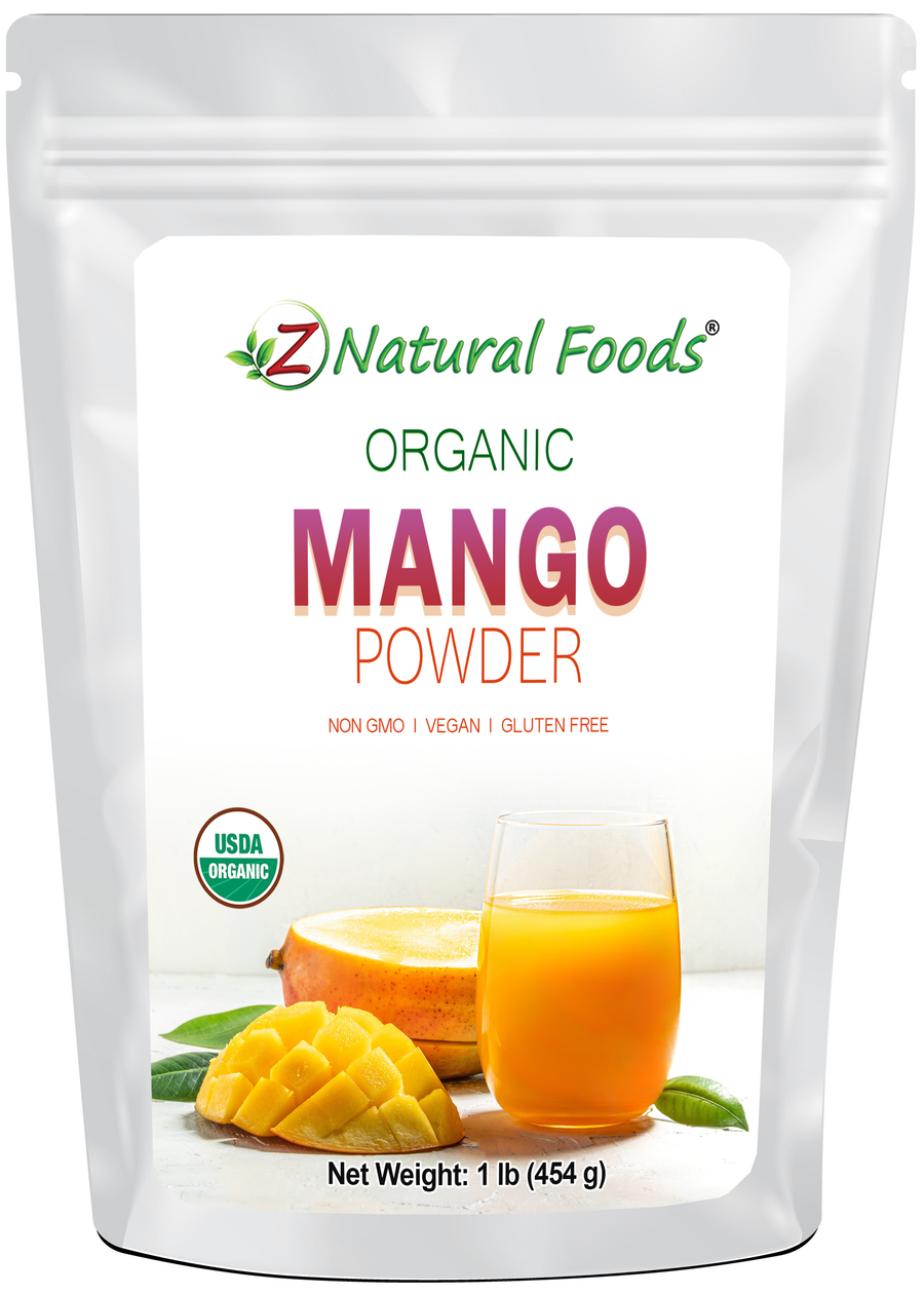 Organic Mango Powder front of the bag image 1 lb