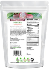 Mangosteen fruit powder back of the bag image 5 lb