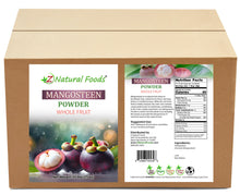 Mangosteen fruit powder front and back label image in bulk
