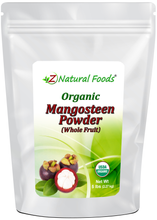 Mangosteen Fruit Powder - Organic front of the bag image 5 lb 