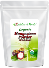 Mangosteen Fruit Powder - Organic front of the bag image 5 lb 