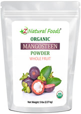 Mangosteen Fruit Powder - Organic front of the bag image 5 lb 