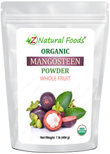 Mangosteen Fruit Powder - Organic front of the bag image 1 lb 