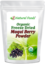 Maqui Berry Powder - Organic Freeze Dried front of the bag image 1 lb