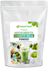 Image of front of 5 lb bag of Matcha Green Tea Cashew Milk Powder - Organic
