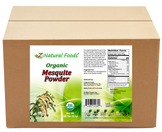 Organic Mesquite Powder front and back label image in bulk