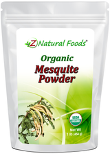 Organic Mesquite Powder front of the bag image for 1 lb