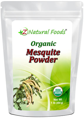 Organic Mesquite Powder front of the bag image for 1 lb