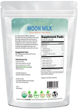 Moon Milk - Organic back of the bag image 5 lb