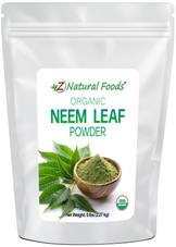 Neem Leaf Powder - Organic front of the bag image 5 lb 