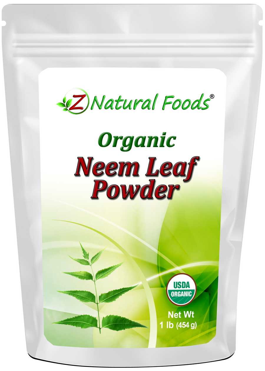 Neem Leaf Powder - Organic front of the bag image 1 lb 