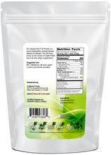 Noni Fruit Powder - Organic back of the bag image 5 lb 