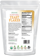 Back of the bag image of Organic Nutritional Yeast Flakes 1 lb