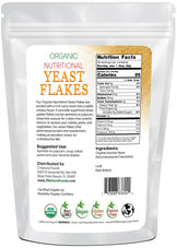 Back of the bag image of Organic Nutritional Yeast Flakes 1 lb