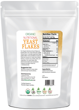 Back of the bag image of Organic Nutritional Yeast Flakes 5 lb