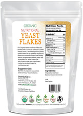 Back of the bag image of Organic Nutritional Yeast Flakes 5 lb