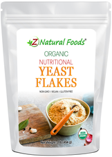 Front of the bag image of Organic Nutritional Yeast Flakes 1 lb