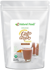 Photo of front of 5 lb bag of Oat Milk Powder (Chocolate) - Organic