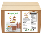 Photo of front and back label image of Oat Milk Powder (Chocolate) - Organic in bulk