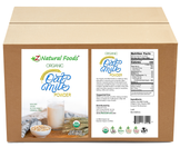 Image of front and back label image of Oat Milk Powder - Organic in Bulk