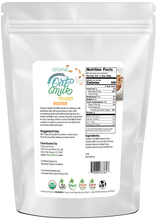 Image of back of 5 lb bag of Oat Milk Powder (Vanilla) - Organic