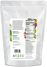 Optimum 30 Chocolate Vegan Meal Replacement - Organic back of the bag image 2.5 lb 