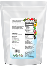 Optimum 30 Chocolate Whey Meal Replacement - Organic 2.5 lb back of the bag image