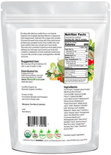 Optimum 30 Vanilla Vegan Meal Replacement - Organic back of the bag image 1 lb