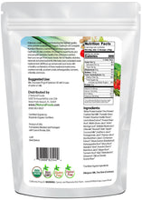 Optimum 30 Vanilla Whey Meal Replacement - Organic back of the bag image 1 lb