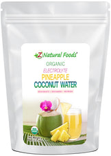 Photo of front of 5 lb bag of Organic Electrolyte Pineapple Coconut Water Z Natural Foods