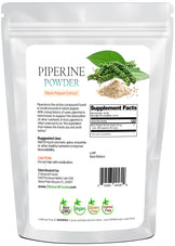 Piperine Extract Powder back of the bag image 1 lb