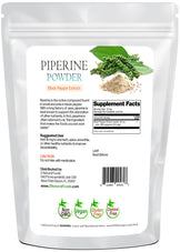 Piperine Extract Powder back of the bag image 5 lbs