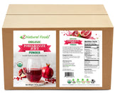 Pomegranate Juice Powder - Organic front and back label image in bulk
