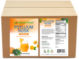 Front and back label image for Psyllium Husk Powder Pineapple Orange Flavor  Bulk